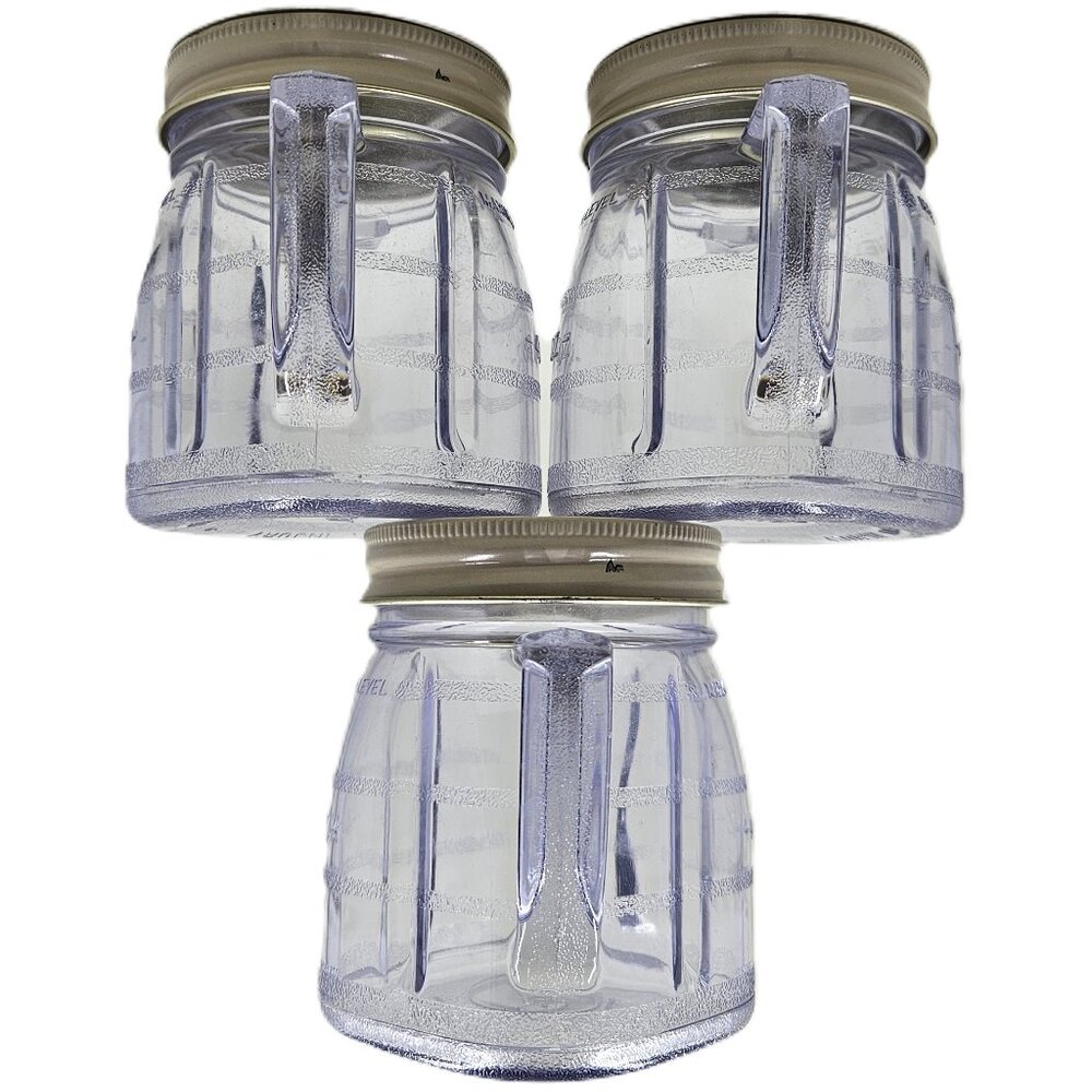 Vintage Oster Osterizer Mini-Blend Container Blend & Store Set of 3